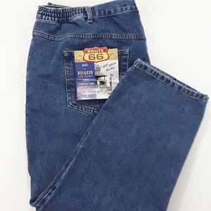 route 66 relaxed straight jeans 48x32
